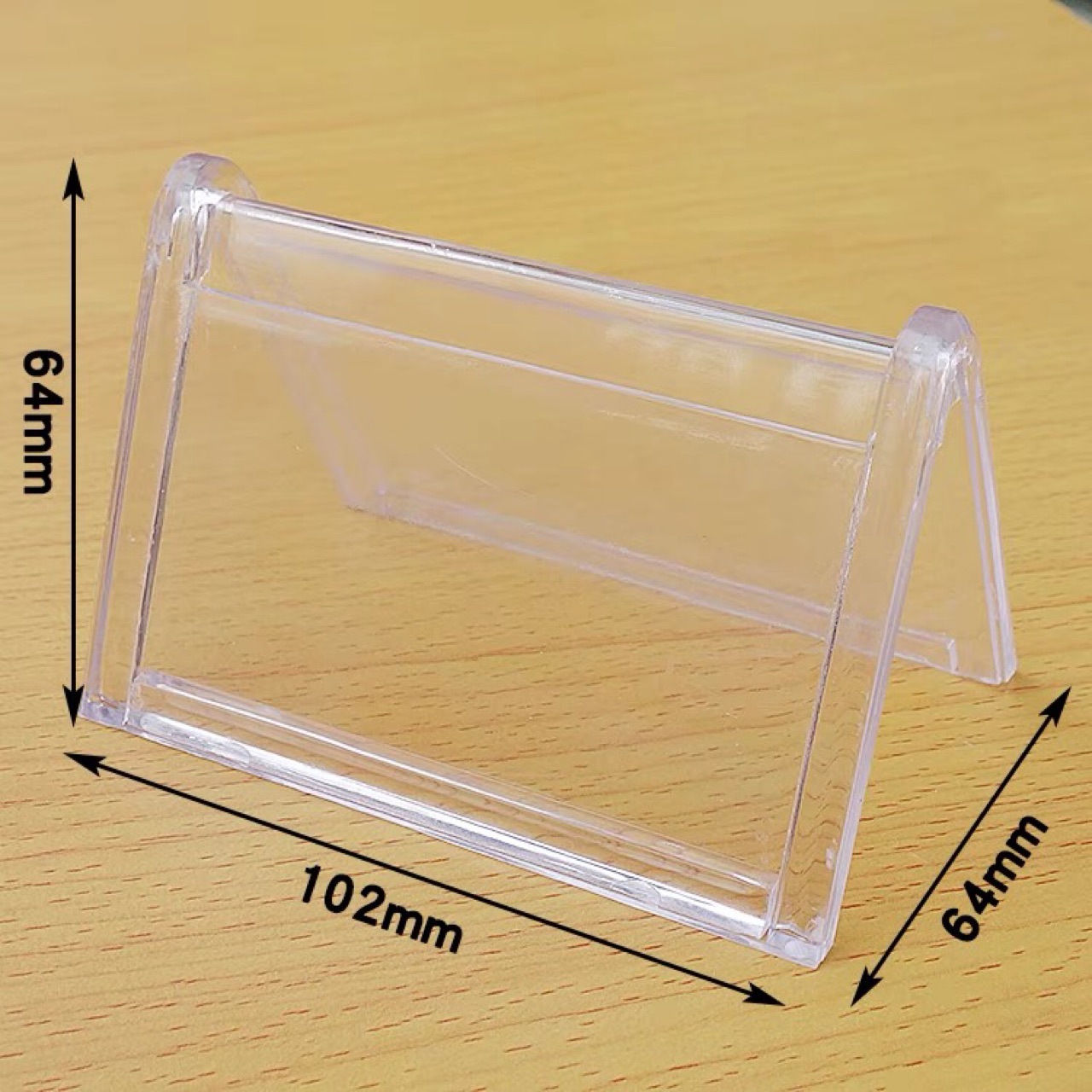 三角形桌牌台卡会议牌小学生姓名牌座位牌透明塑料双面席位牌席卡