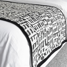 5ZV7批发黑白色系家用床旗床尾巾现代简约酒店民宿软装布艺靠包靠