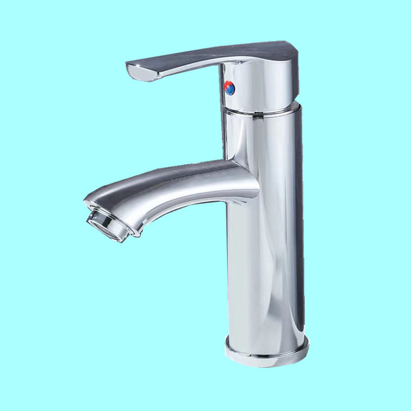 Seven Single Hole Hot and Cold Basin Faucet Stainless Steel Mixing Water Washbasin Faucet Manufacturer Water Tap