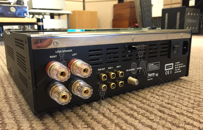 aura/优雅 note v2音响功放一体机 cd转盘前级带蓝牙hifi解码耳放