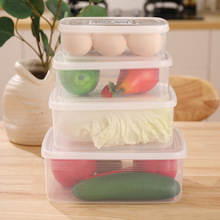NAKAYA日本进口冰箱存放盒干果防潮盒水果保鲜盒零食收纳盒3L大号
