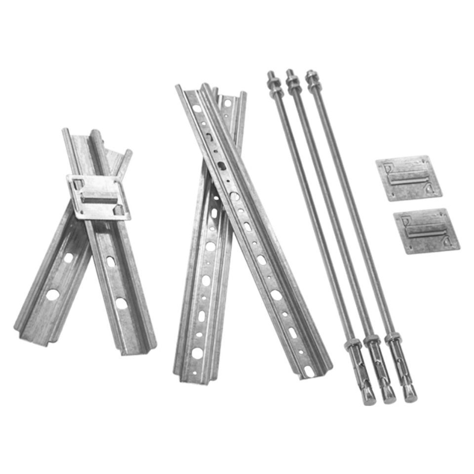 竹木纤维集成墙板天花配套专用轻钢龙骨简易快装新型吊顶护墙板