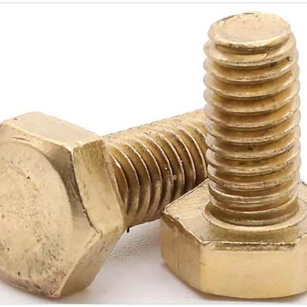 Copper Screws Copper Brass Hex Hd Copper External Hexagon Bolt Pure Copper Screws Nail Lengthened Copper Bolt M6m8