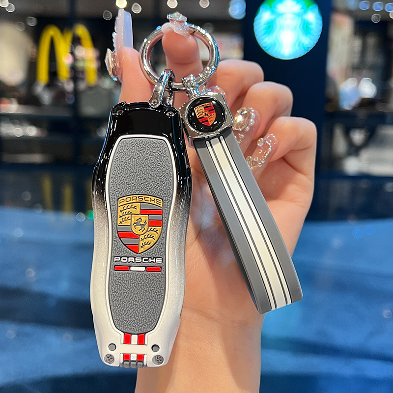 适用于保时捷钥匙套新帕拉梅拉macan911钥匙壳718卡宴钥匙包男女