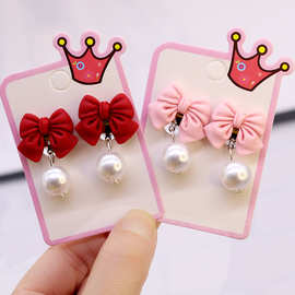 94成交0笔广州市儿童耳环女可爱网红小学生古代耳夹无耳洞女孩耳钉