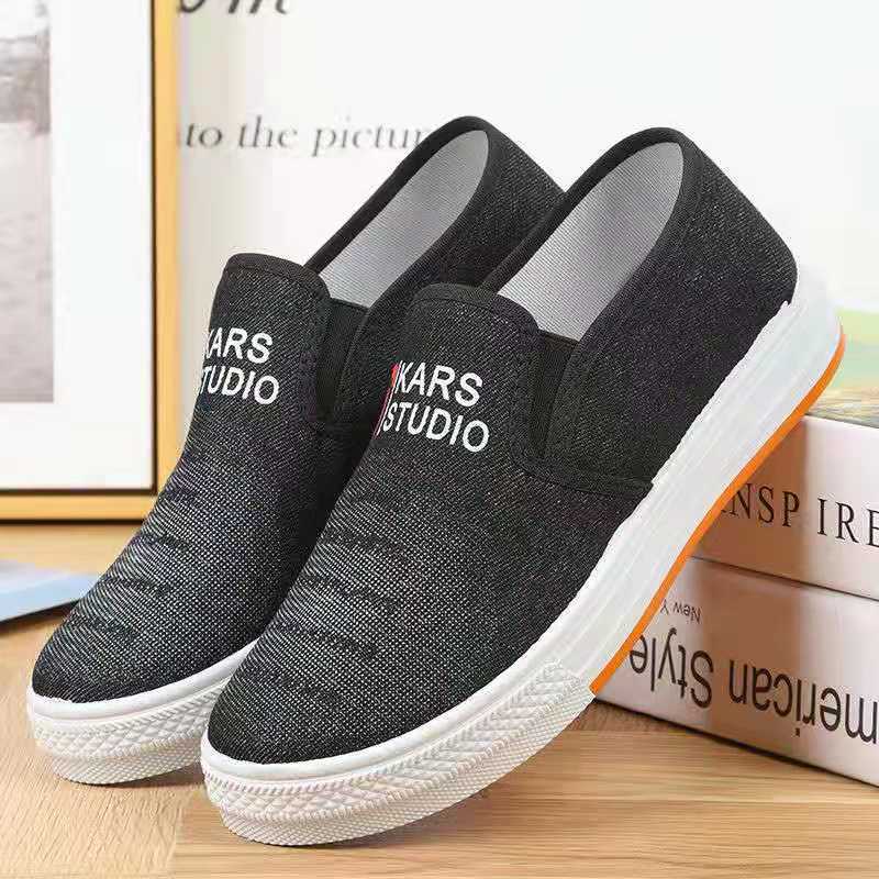 Canvas Shoes Women's Square Dance Shoes Beef Tendon Sole Slip-on Lazy Shoes Stall Supply One Piece Dropshipping
