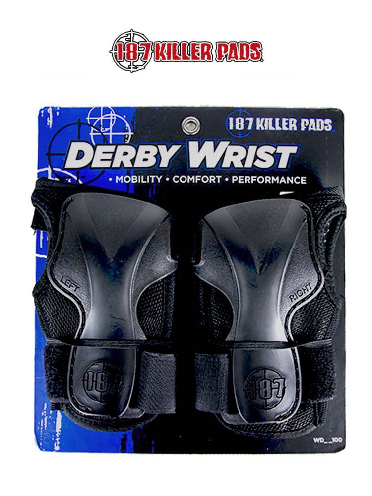 美国187护具专业护手溜冰轮滑滑板长板护掌德比护腕专业防摔男女