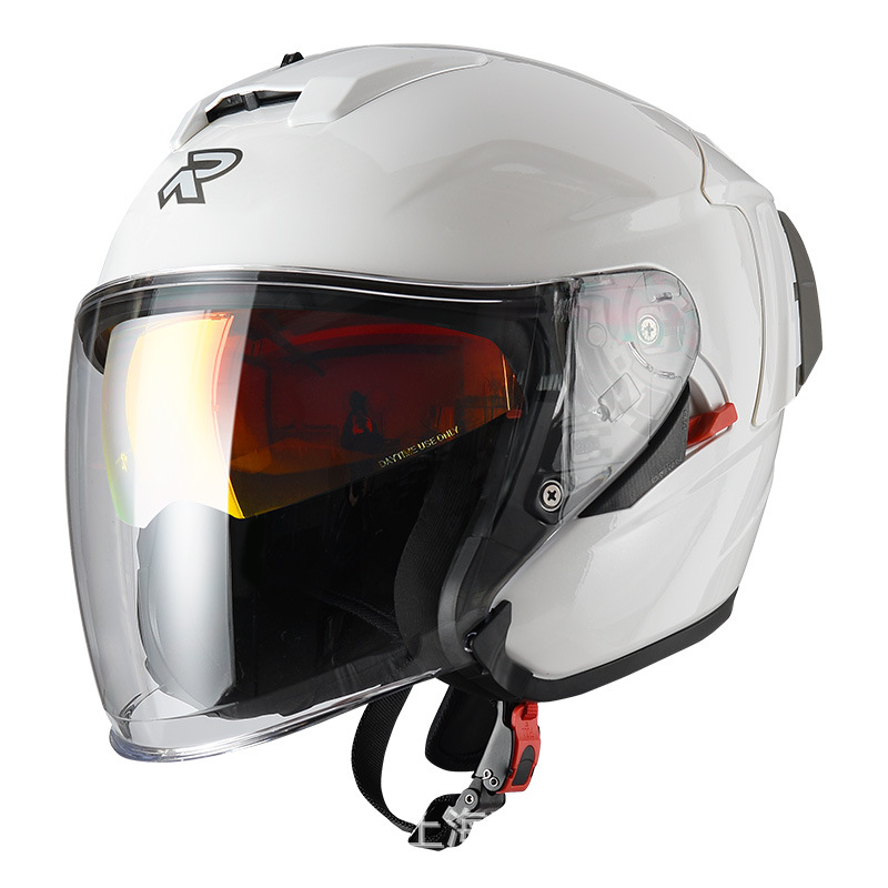 ryzen摩托车头盔男机女士冬季四分之三盔机车半盔四季通用ro-5