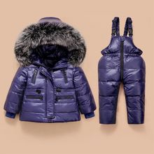 宝宝羽绒服男女童套装加厚小童两件套1-5岁婴儿冬季儿童童装套装