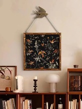 中式古典枝头雀儿装饰画客厅玄关沙发背景墙卧室墙头中古风挂画