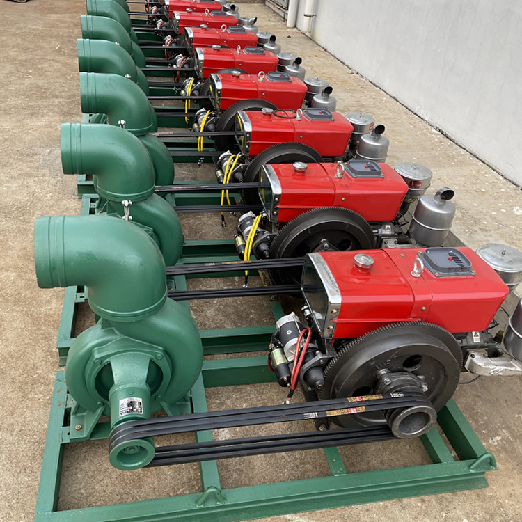 8寸排涝抽水泵 25马力柴油抽水泵 防汛应急8寸大功率抽水泵