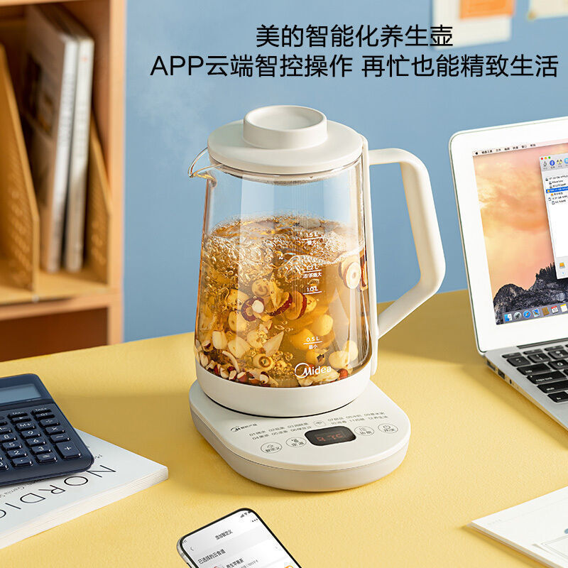 Health Pot WiFi Networking Intelligent Control Electric Kettle Tea Brewing Pot Smart Reservation 1.5L with Filter Screen
