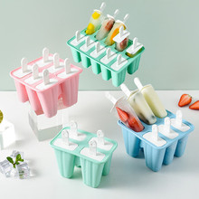热销4连6连10连雪糕冰格模具自制DIY冰淇淋老冰棍冰棒源头工厂