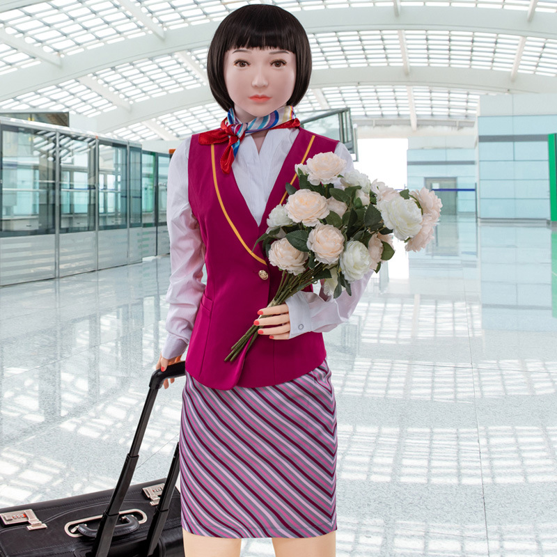 卧娜尼男用一体充气娃娃性玩具批发半实体娃娃情趣用品一件代发