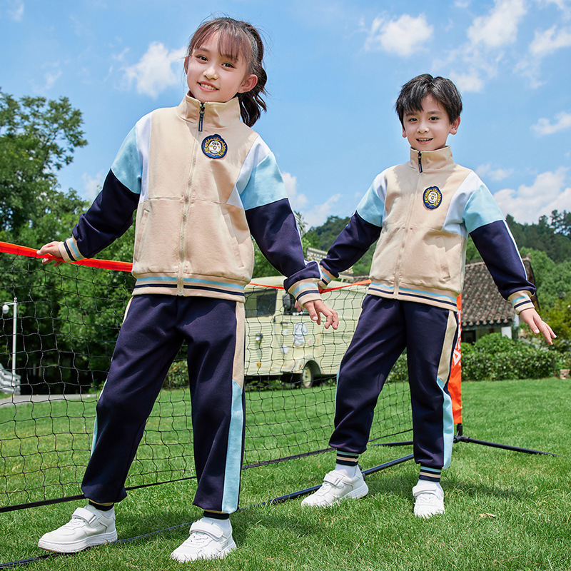 校服套装新款秋冬季三合一冲锋衣班服开学季运动会儿童幼儿园园服