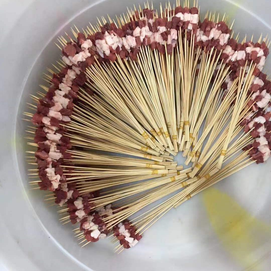 昭通小肉串纯手工牛肉小串二瘦一肥小串真牛肉