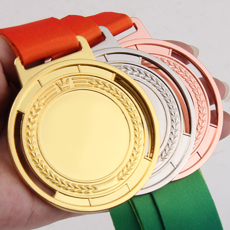 Zinc Alloy Medal Universal Plate Marathon Football Event Gold Foil Medal Metal Medal