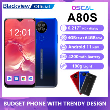 Blackview A80S新款安卓11四摄像头4G+64G内存6.2寸大屏智能手机