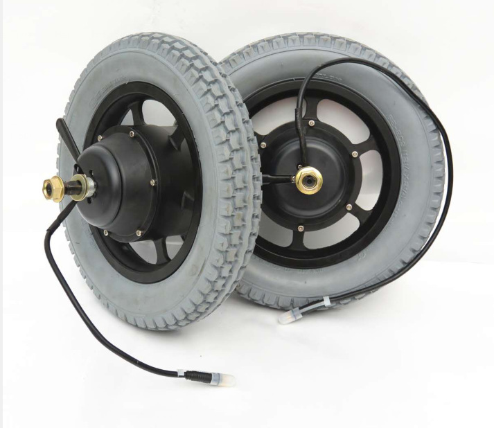 供应外贸出口电动轮椅电机,电动轮椅无刷电机,12寸轮椅无刷电机