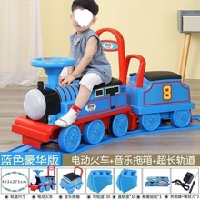小火车儿童可坐人游乐场复古电动轨道套装汽车玩具岁4儿童男女孩