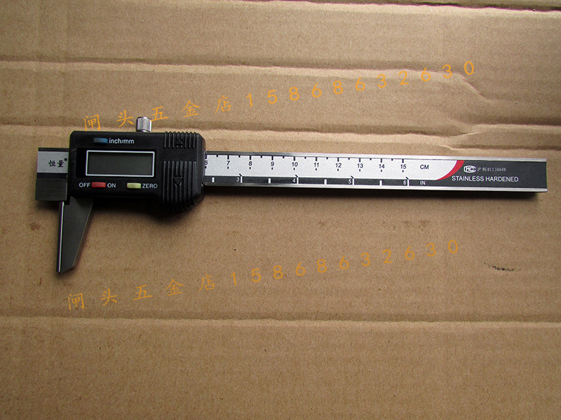上海管壁厚卡尺150200300电子数显游标带表卡尺恒量