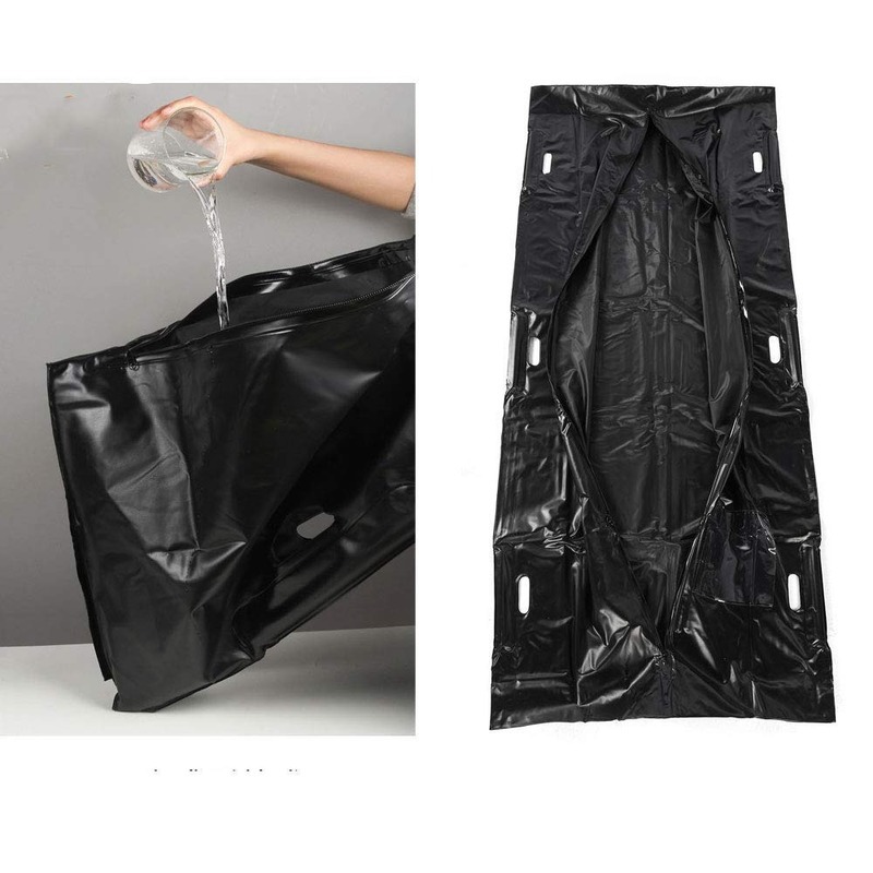 工厂供应pvc裹尸袋 拉链医用停尸袋 殉葬手提遗体装尸袋 运尸袋