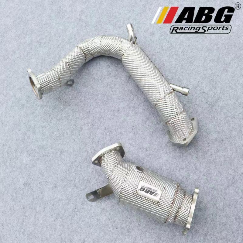 abg排气管 适用于国6奥迪a4l 头段改装 颗粒捕捉器段 改装排气管