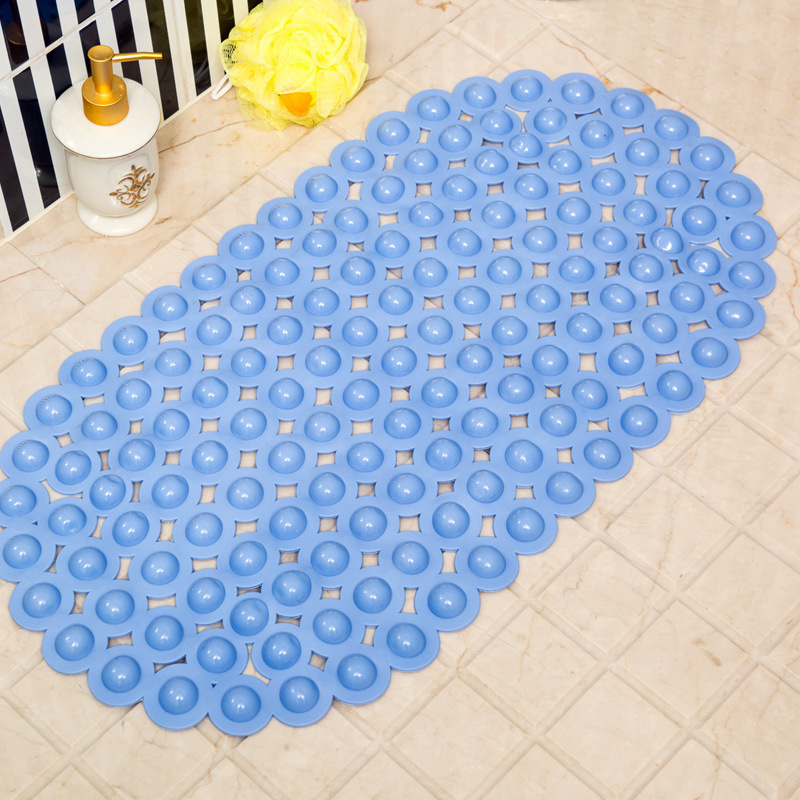 Hotel Bathroom Non-Slip Mat Hotel Shower Room Bathroom Step Mat Bathtub Transparent Bubble Mat with Suction Cup