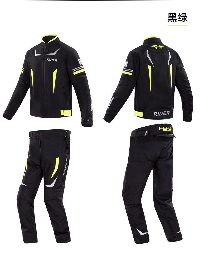 厂家直供摩托车骑行服夹克四季服反光保暖机车服赛车服骑行服