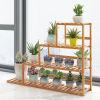 Flower trellis balcony Windowsill Showy solid wood multi-storey Floor type indoor Windows Scindapsus Flowerpot holder space