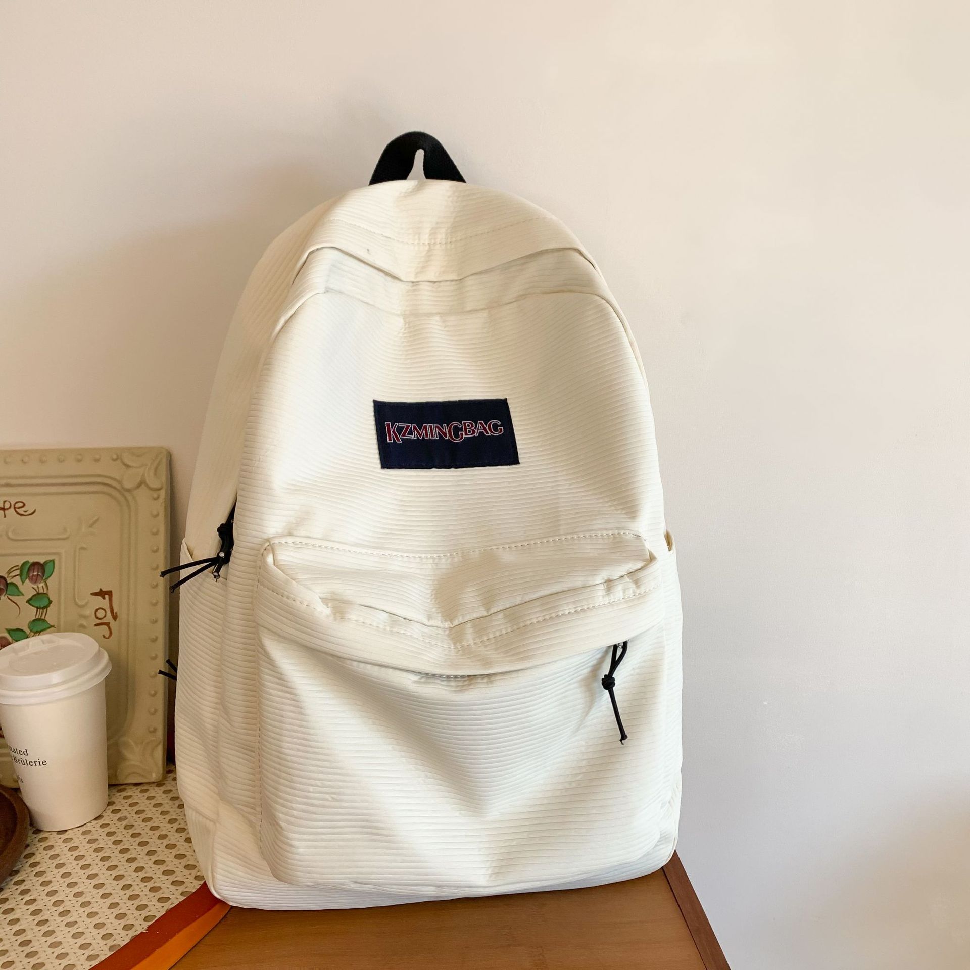 Schoolbag Backpack Bags Japanese Backpack Ins College Style Large Capacity Women's Simple All-Match 2023 New Preppy Style
