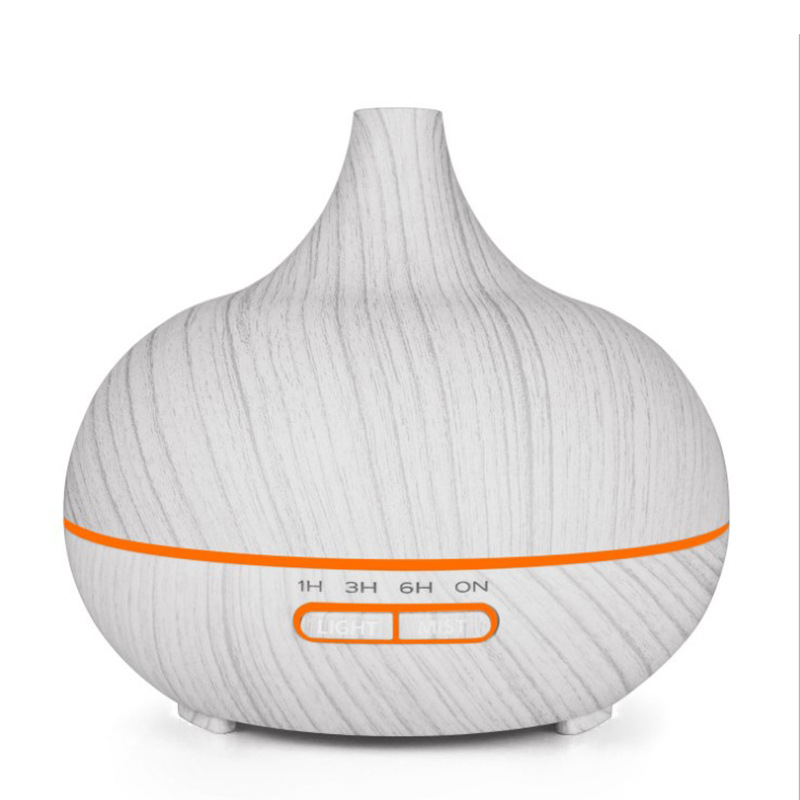 Wood Grain Aroma Diffuser Cross-Border Household Heavy Fog Aromatherapy Humidifier Bedroom Air Purifier Aroma Diffuser