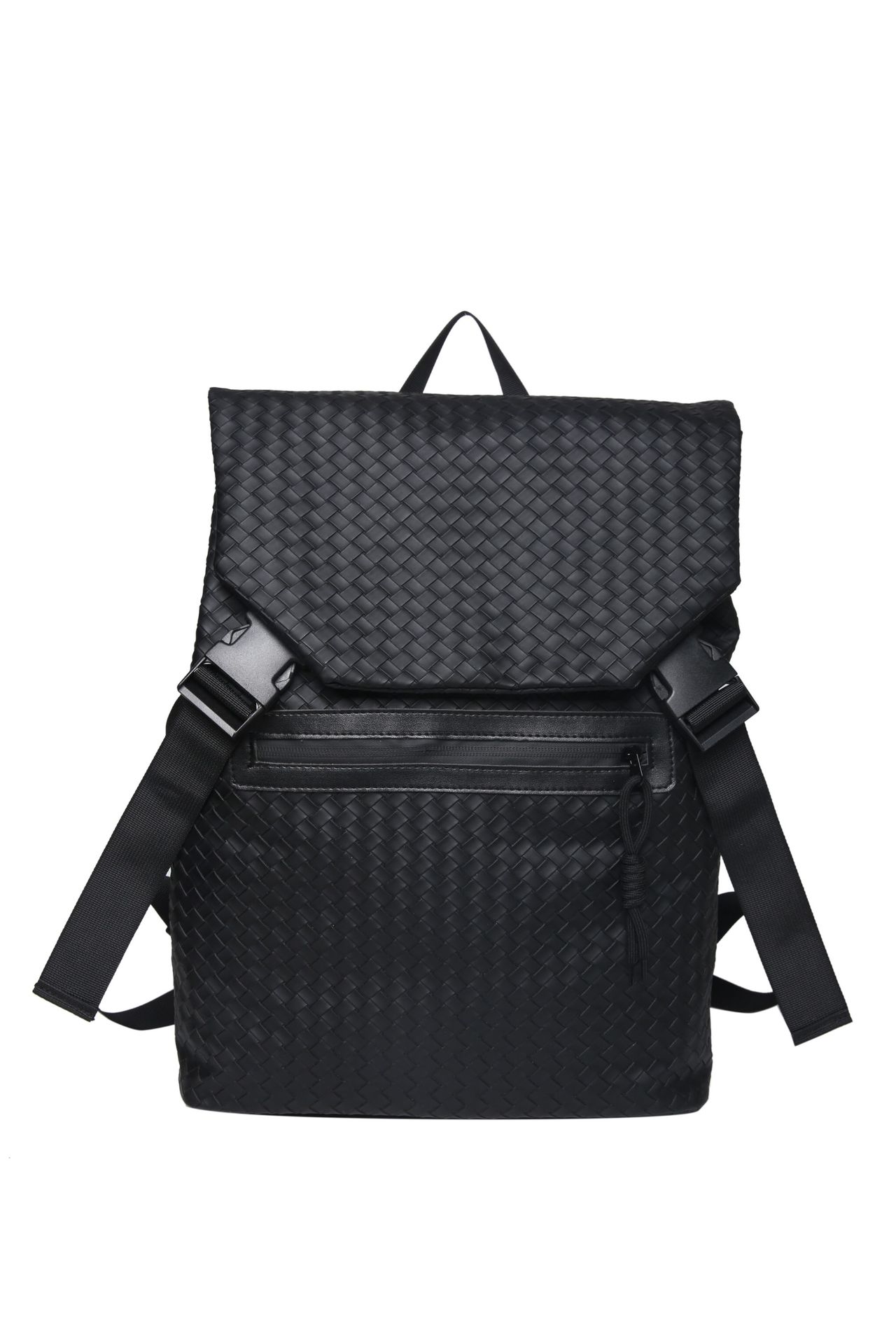 Textured Woven Pattern Backpack Business Female 2024 New Men's Bag College Student Capacity Schoolbag Computer Backpack