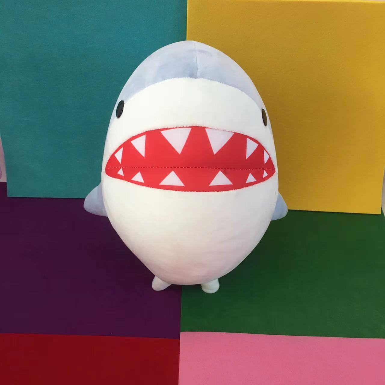 最终幻想ff14鲨鱼指挥官毛绒动漫公仔游戏鲨鱼玩偶鲨鲨抱枕现货批