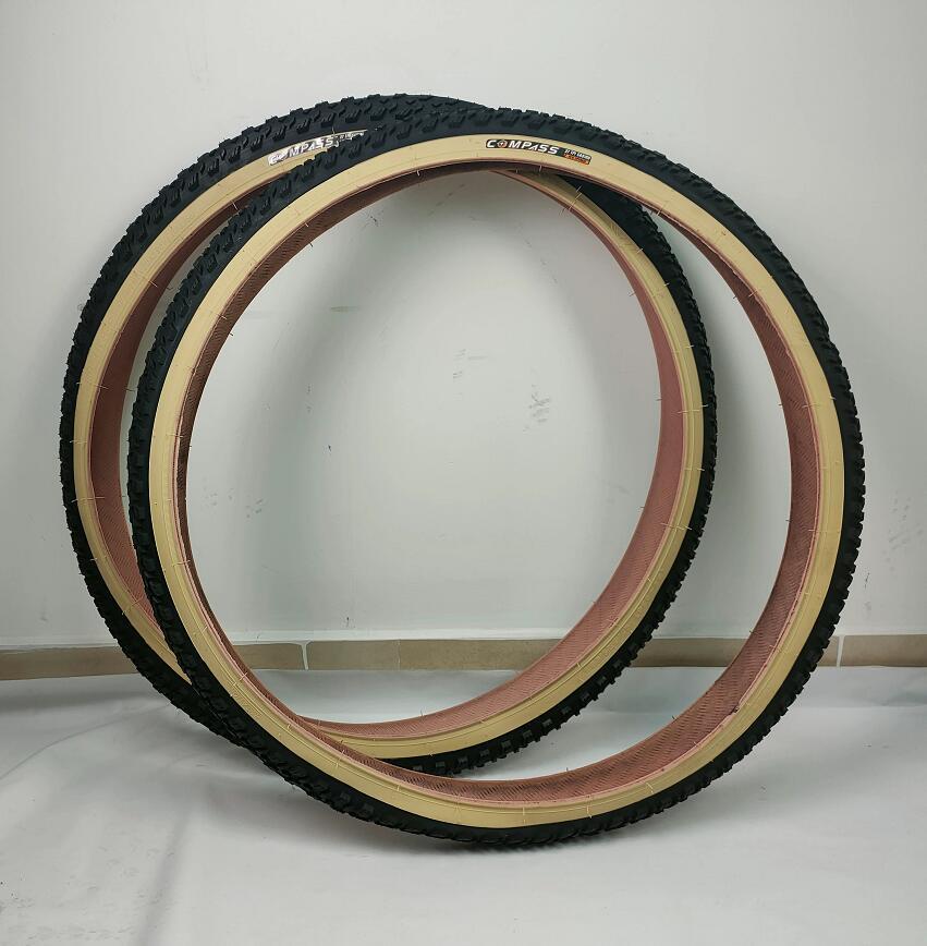 康帕斯compass山地自行车外胎肤边外胎26 27.5 29*1.95skinwall