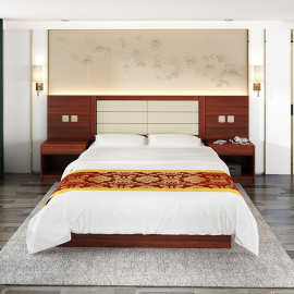 酒店家具标间全套单人双人旅馆客房出租屋公寓快捷酒店宾馆床