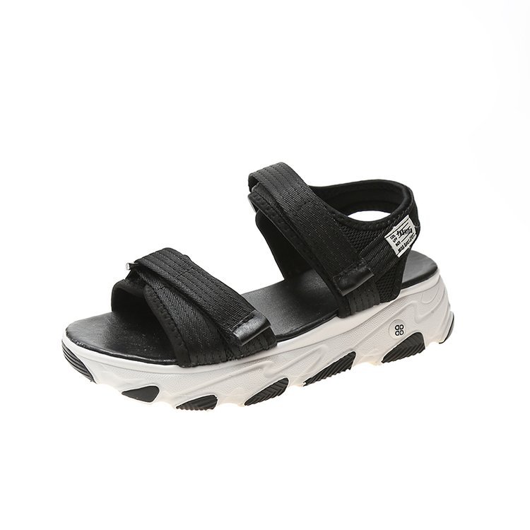 Women's Sports Sandals 2023 Summer New round Toe Platform Platform Sandals Velcro Casual Beach Shoes Wholesale