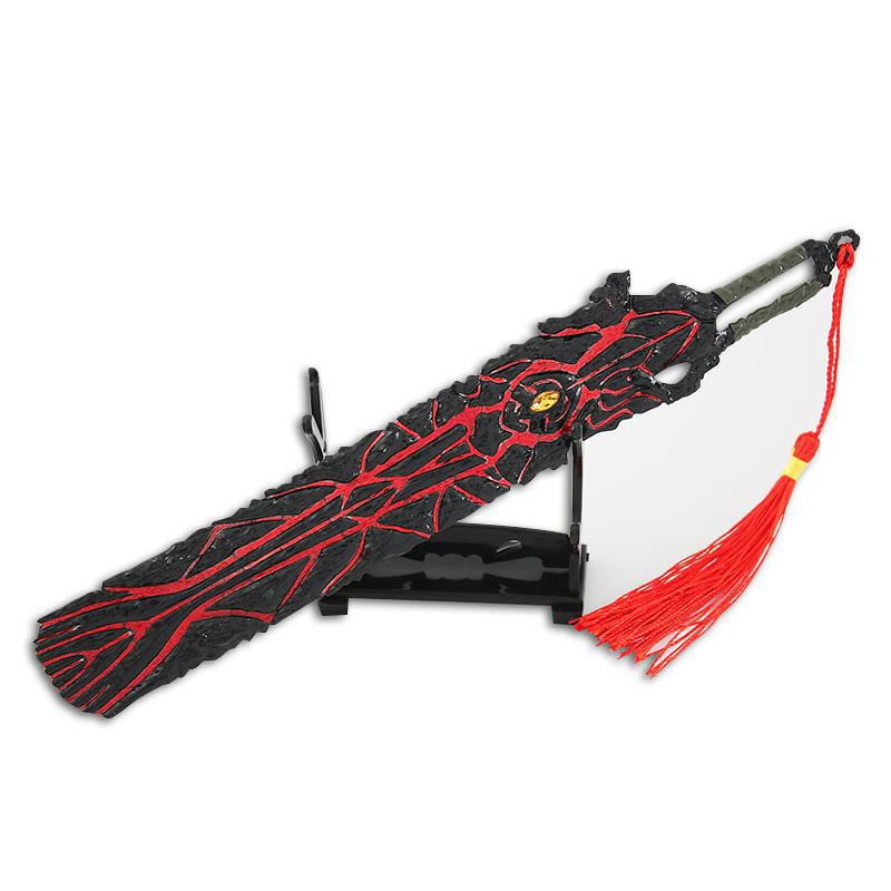 斗破苍穹周边斗破兵器 萧炎玄重尺 新款 武器模型22cm兵器摆件