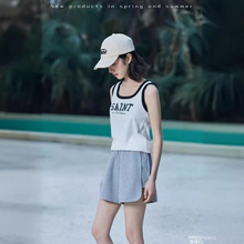 女吊带背心夏季新款韩版外穿内搭百搭洋气显瘦印花无袖T恤小衫