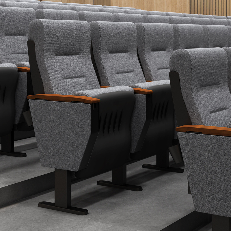 礼堂椅排椅带写字板塑壳软包电影院会议椅后置报告厅连排座椅批发