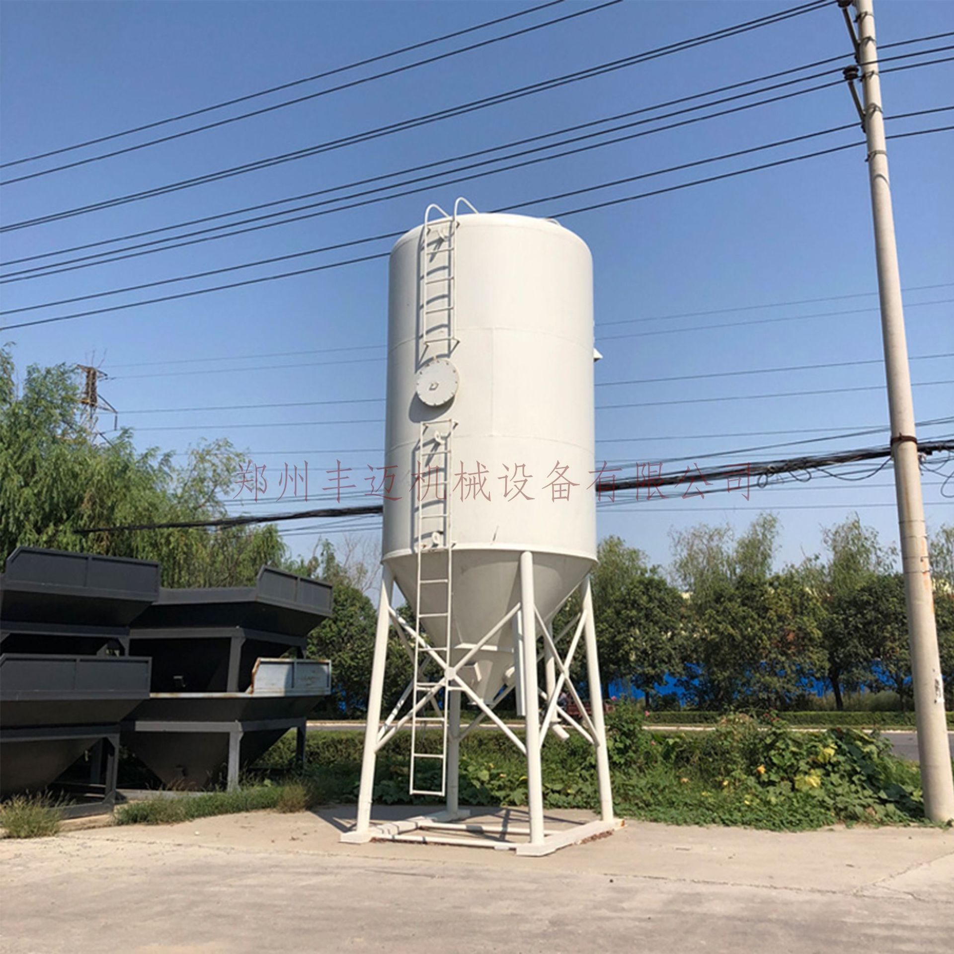干粉砂浆自动称量搅拌罐 立式储料砂浆罐 建筑工地干混砂浆储料仓