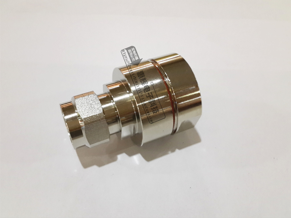 全铜nj-7/8馈线连接器 50-22公头7/8n型公头50-22馈管接头