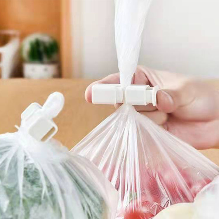 多用途塑料封口器面包食品袋子按压弹簧封口夹强力防潮保鲜密封夹