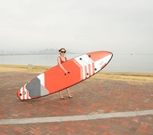 花色充气冲浪板SUP桨板充气立起划水板竞技初学游玩划水艇