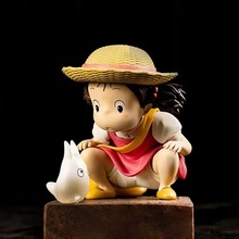 宫崎骏角色系列 电影周边 龙猫 小梅 草壁梅 模型摆件 盒装手办