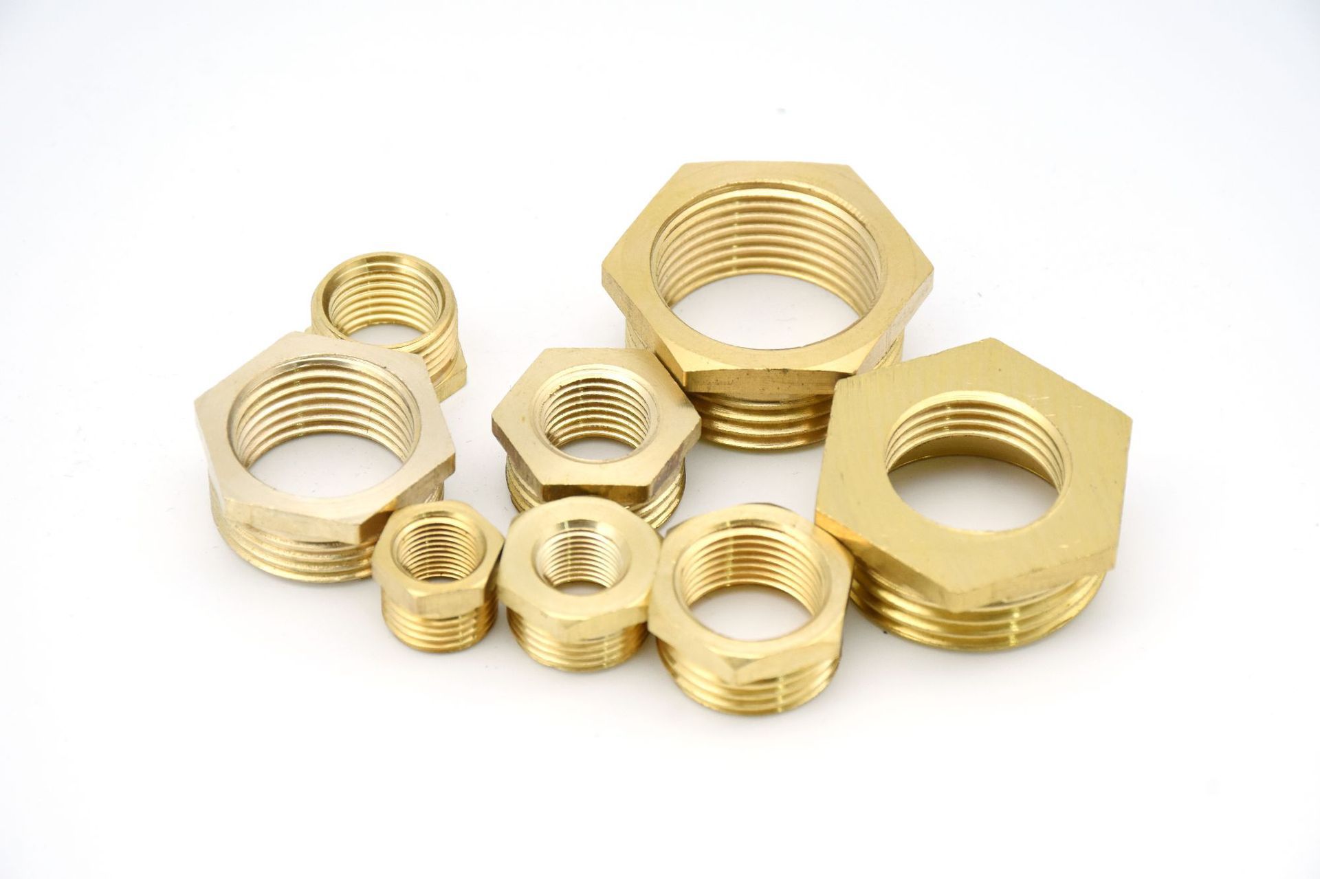 瑞沃铜直通铜补芯铜球阀铜直接 补芯 铜配件 气动元件1:2 1:3 2:3