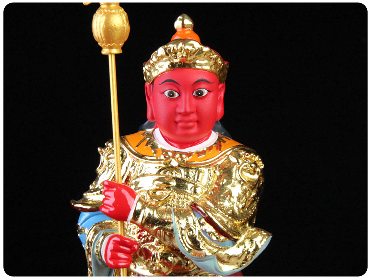 文判官武判官神像道家文武判官树脂佛像居家供奉家用摆件彩绘12寸