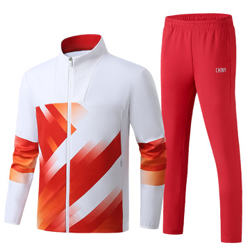 秋中国队运动服套装男女学生校服出场服志愿者团体服队服定制批发