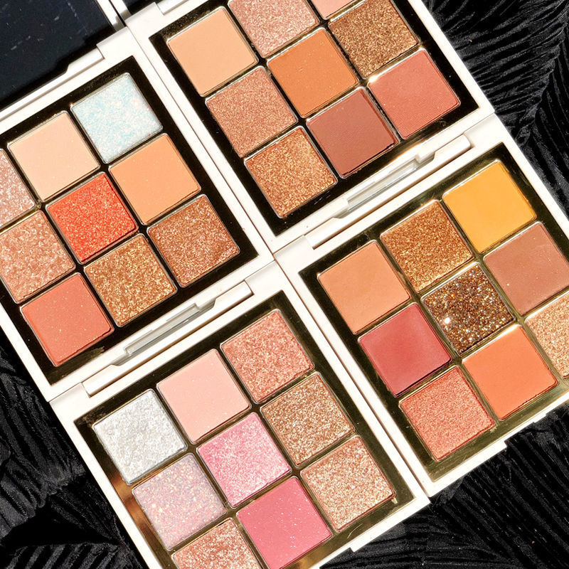 MINSHZEE茗希芝九色眼影盘闪粉珠光哑光大地色眼影2021年网红款