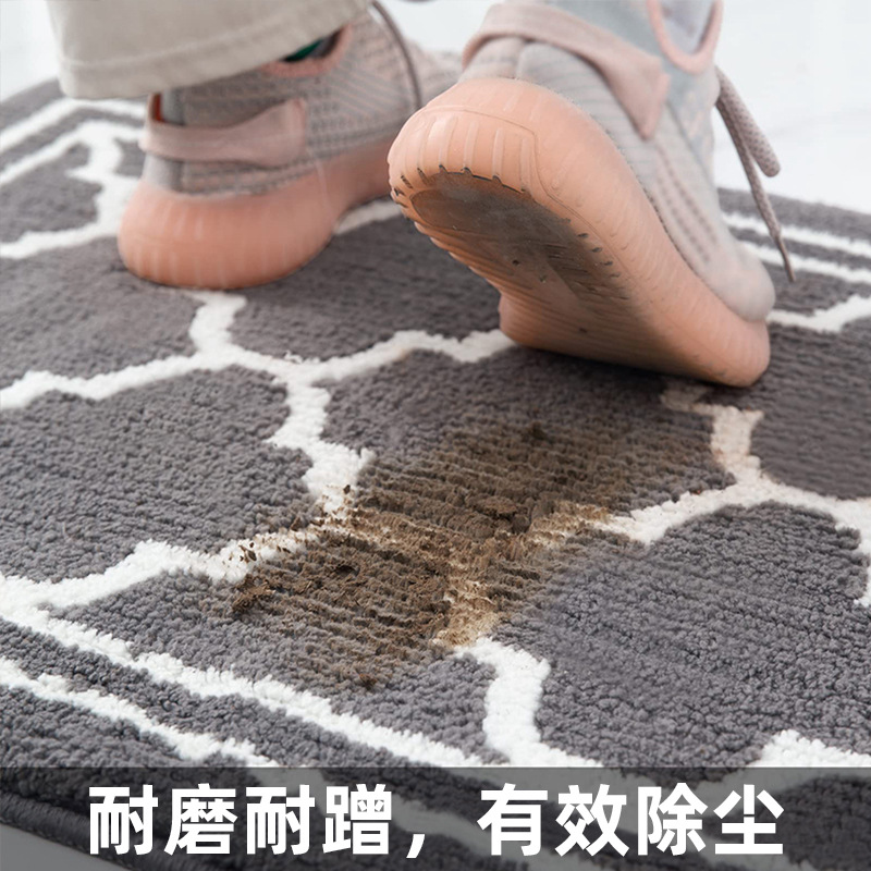 Cross-Border Polypropylene Fiber Blanket Morocco Ins Home Mat Door Mat Home Doorway Dust Removal Non-Slip Door Mat